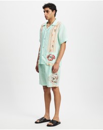 Camilla - Short Sleeve Cabana Shirt