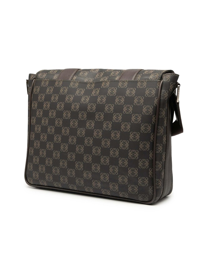 Pre-Loved by Azura Reborn - Pre-Loved Anagram Coated Canvas Flap Crossbody