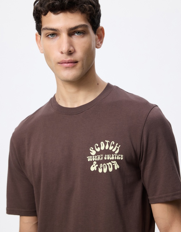 Scotch & Soda - Left Chest Artwork Regular-Fit T-Shirt