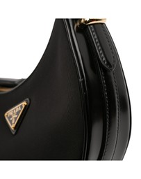 Pre-Loved by Azura Reborn - Pre-Loved Small Re Nylon and Leather Arque Satchel