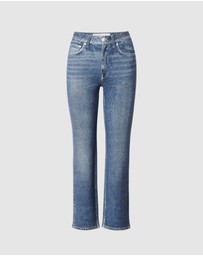 rag & bone - rb Miramar Ponte Harlow Mid Rise Ankle Straight