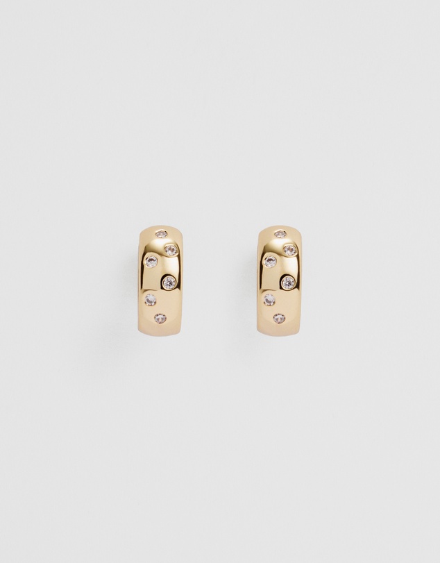 Country Road - Mara Crystal Hoop Earring
