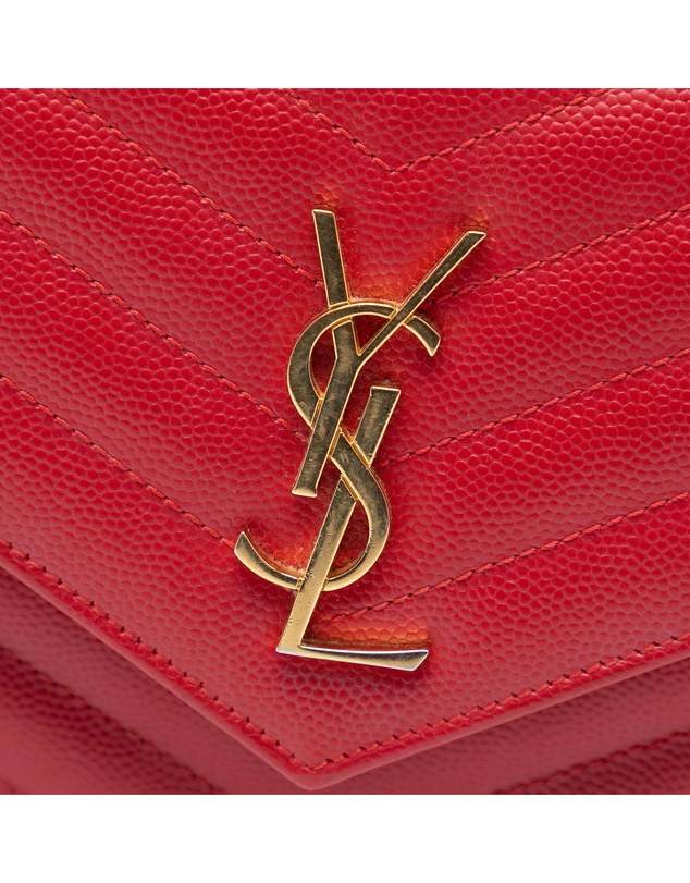 Pre-Loved by Azura Reborn - Pre-Loved Grain De Poudre Cassandre Envelope Chain Wallet