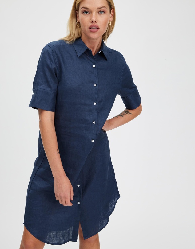 White By FTL - Hettie Shirt Dress