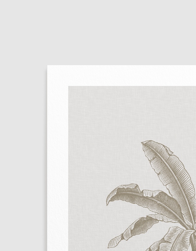 Olive et Oriel - Vintage Palm II Art Print