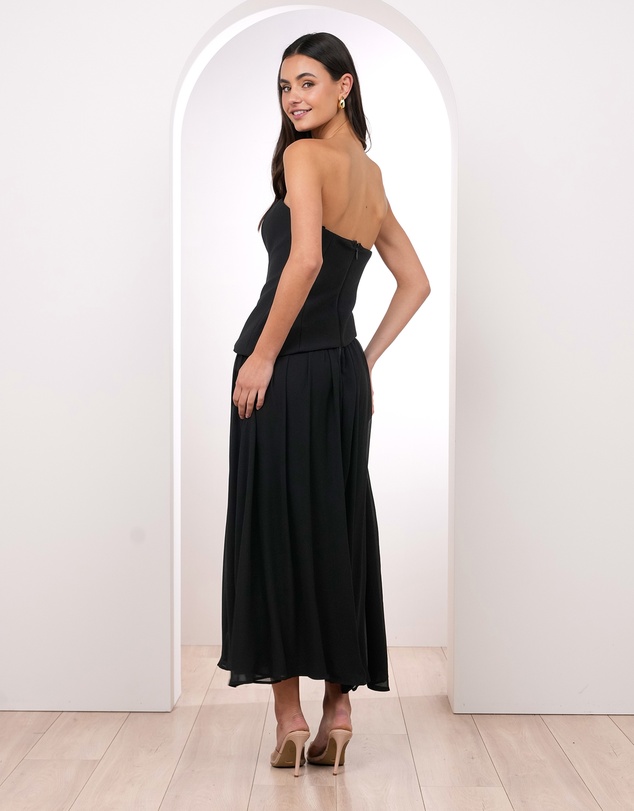 Pilgrim - Meya Corset Scarf Maxi Dress