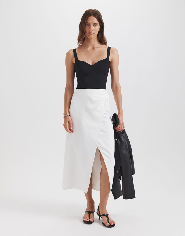 SABA - Dharma Drape Midi Skirt