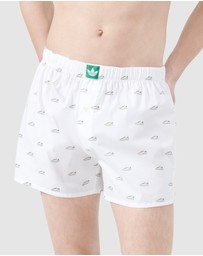 adidas Originals - 2 Pack Comfort Core Cotton Icon Woven Boxer Underwear