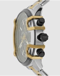 Diesel - Griffed Two Tone Chronograph Watch