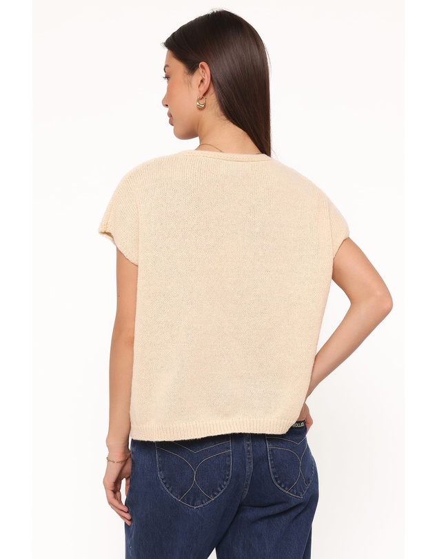 Petal & Pup - Mariana Knit Vest - Lemon