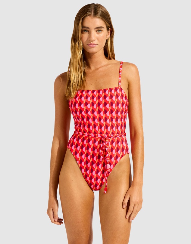 Seafolly - Sorrento Reversible Squareneck Onepiece
