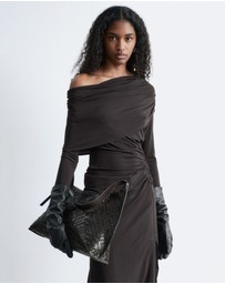 & Other Stories - Draped Midi Dress