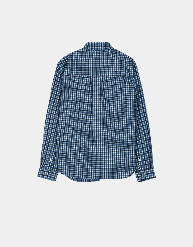 Andersson Bell - Blue Check Layered Shirt