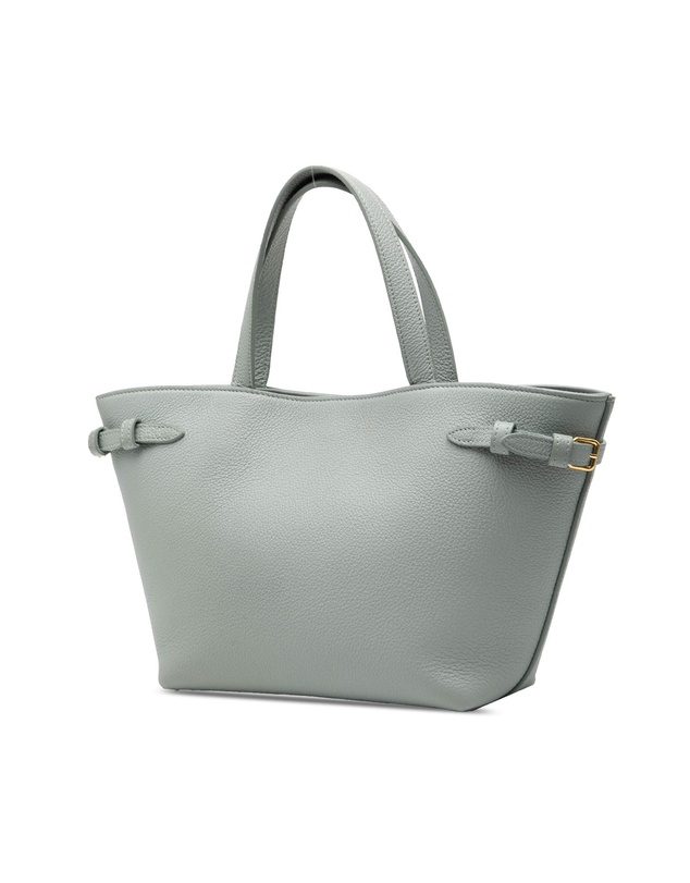 CELINE - Pre-Loved Mini Grained Calfskin Cuir Triomphe Cabas Anais Tote