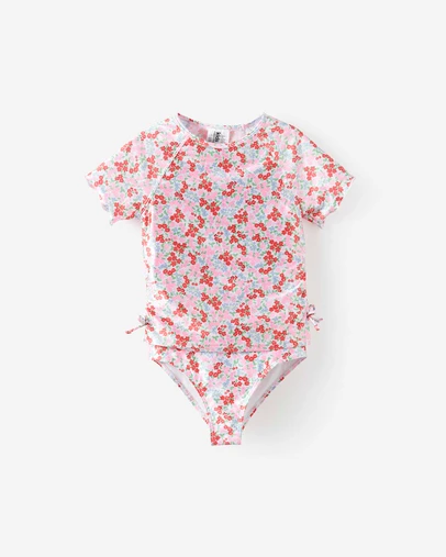 Cotton On Kids - Florence S/S Rashie And Bikini Bottom Set