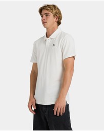 Quiksilver - Mens Mw Pique Polo Short Sleeve Shirt