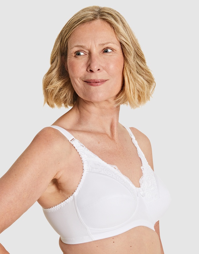 Royce Lingerie - Jasmine Wirefree Full Cup Mastectomy Bra with Cotton