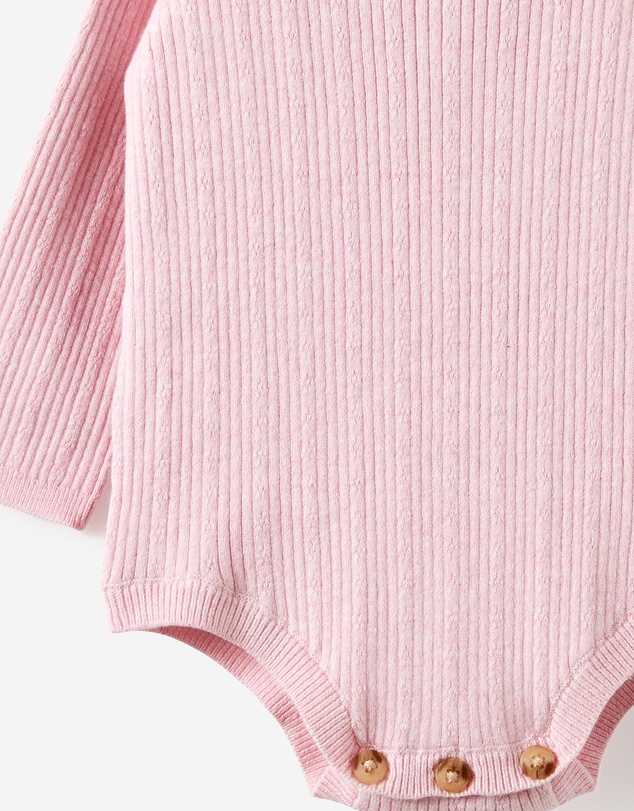 Cotton On Kids - Organic Blend Knit Long Sleeve Bubbysuit