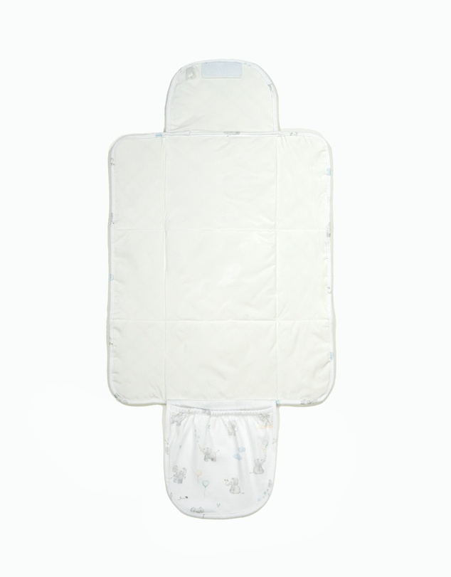 Living Textiles - Waterproof Travel Change Mat - Elephant Playtime
