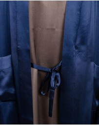 SILK MAGNOLIA - Silk Robe Dressing Gown