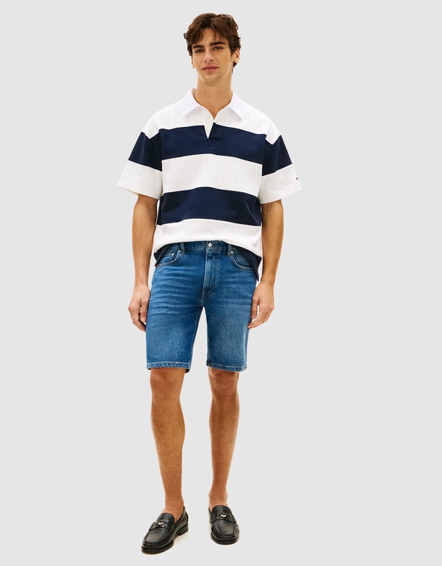 Tommy Hilfiger - Denton Faded Straight Leg Denim Shorts
