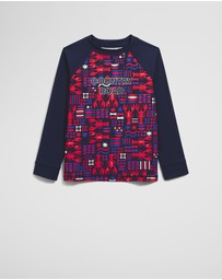 Country Road - Lobster Geometric Rash Vest