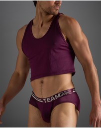 TEAMM8 - Racer Mesh Crop Singlet