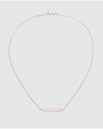 Kuzzoi - ICONIC EXCLUSIVE - Necklace Elegant Trend With Freshwater Pearls in 925 Sterling Silver