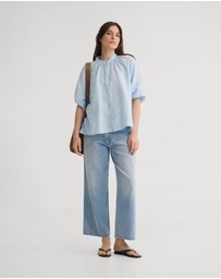 Oxford - Annika Washed Linen Shirt