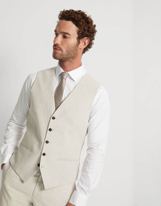 Oxford - Butterworth Linen Blend Waistcoat