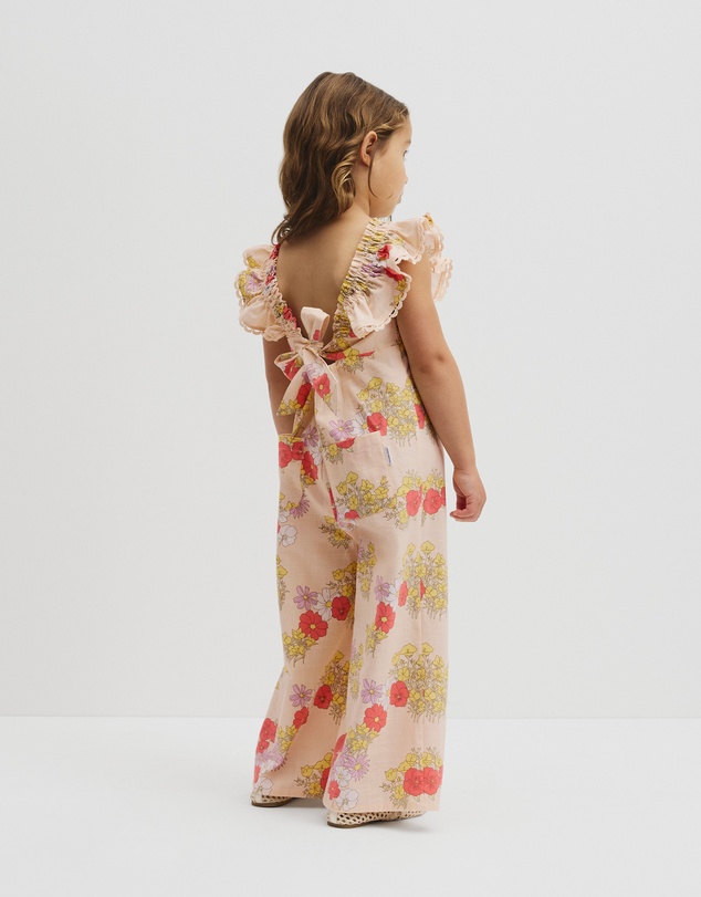Country Road - Short Sleeve Printed Jumpsuit