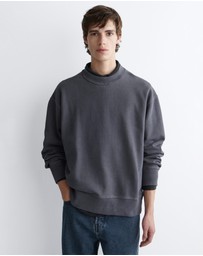 COS - Relaxed Washed-Cotton Sweatshirt