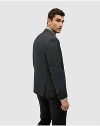Politix - Single Breasted Textured Tailored Jacket