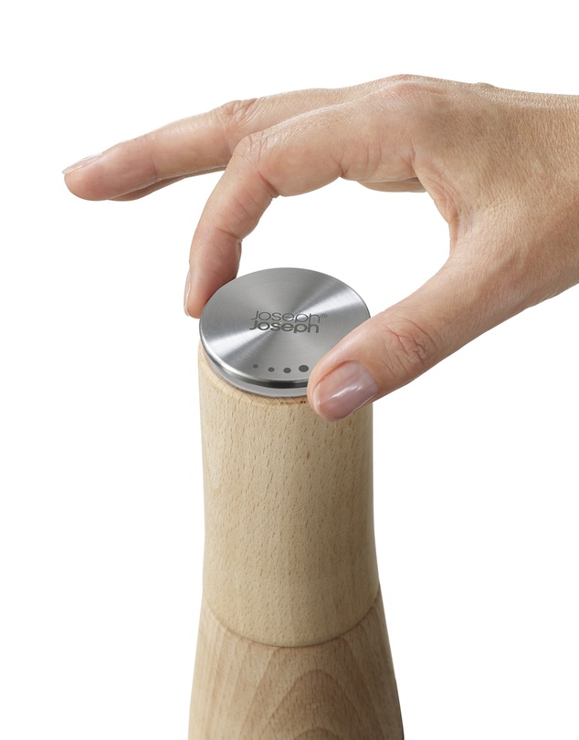 Joseph Joseph - Milltop™ No-spill Salt Mill (Wood)