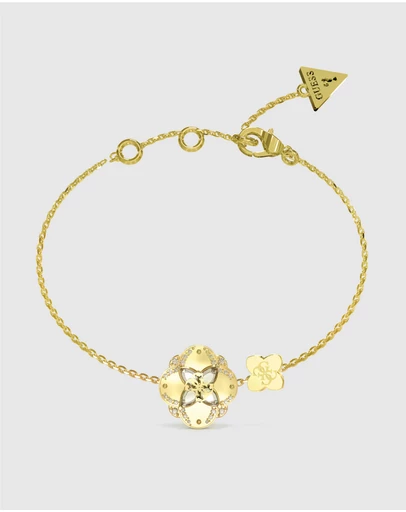 GUESS - Gold-Tone Wild Flower Bracelet