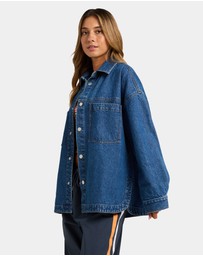 Roxy - Womens Back Slider Denim Jacket