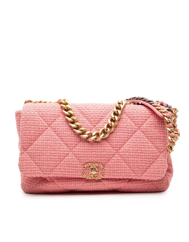 Chanel - Pre-Loved Maxi Tweed 19 Flap