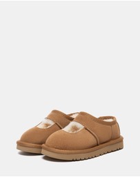 EVERAU - Australian Shepherd Ugg Carmella Kids Cow Suede Upper House Shoes