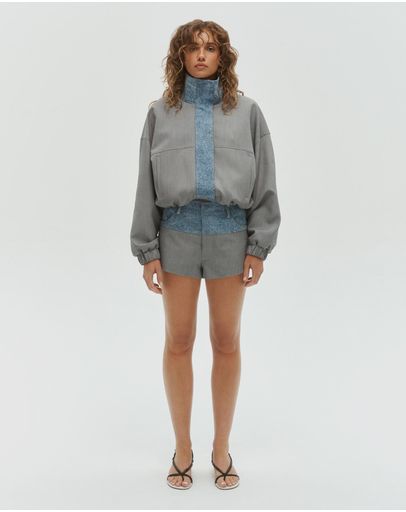 Grey & Blue Denim