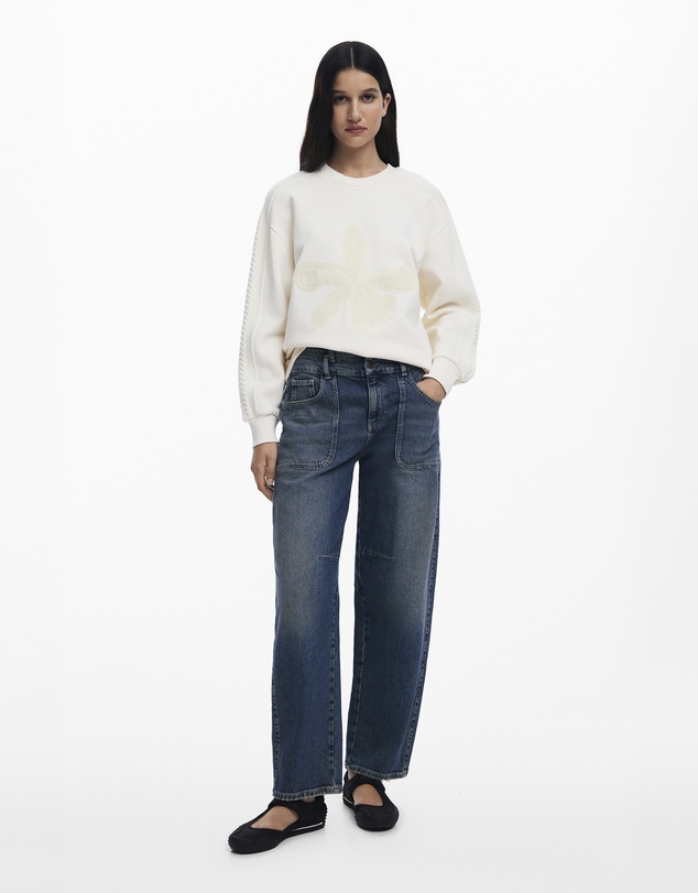 Desigual - Flower sweatshirt