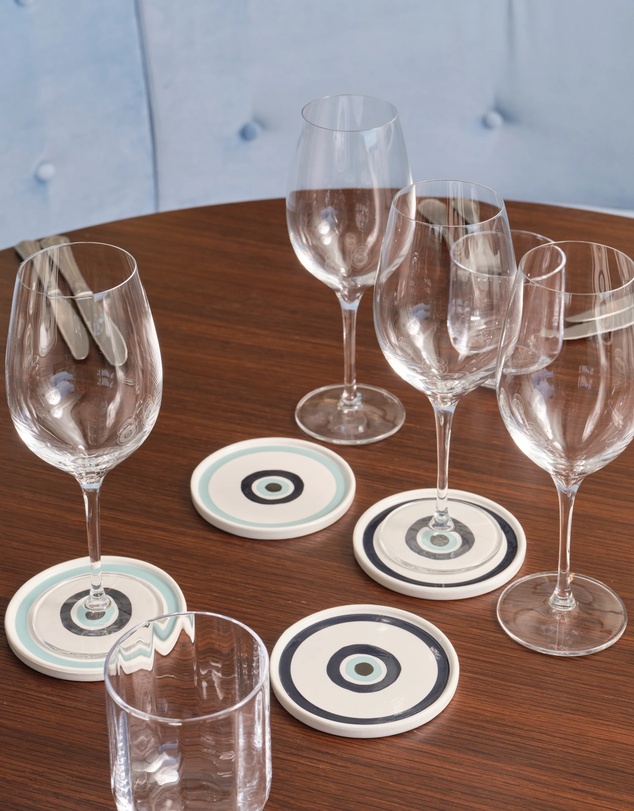 In The Roundhouse - Greek Dining Set