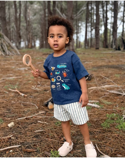 Purebaby - Bugs Relaxed Tee- Kids-Babies