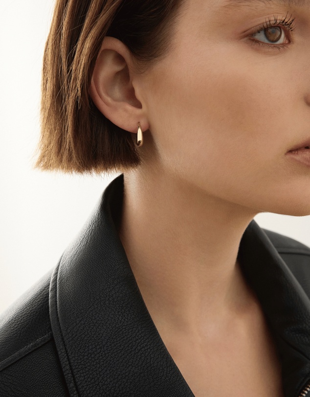 Najo - La Muse Yellow Gold Stud Earrings
