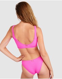 Banana Moon - Scrunchy Justin Sporty Crop Ribbed Bikini Top