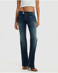 Cotton On - Low Rise Bootcut Jeans