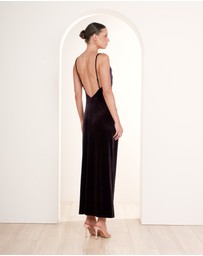 Pilgrim - Lauren Cowl Velvet Maxi Dress