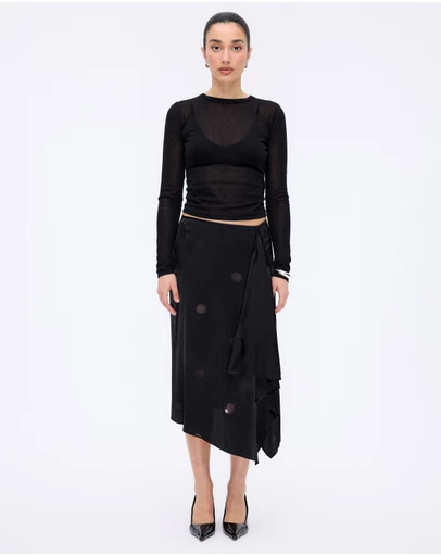 Minima Esenciales - Haven Spot Drape Skirt