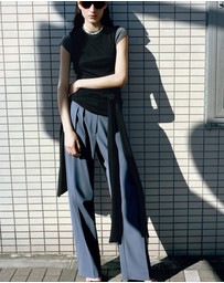 M.N.G - Straight Wool Suit Trousers