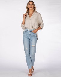 CAMIXA - Luna Oversize Linen Shirt