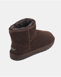 AusWooli Ugg Boots - Bondi Sheepskin Signature Short Ankle Boots